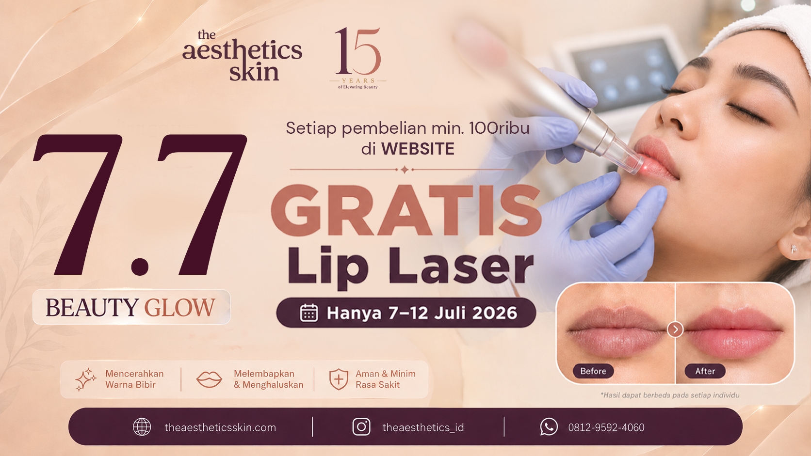 7.7 Promos The Aesthetics Skin