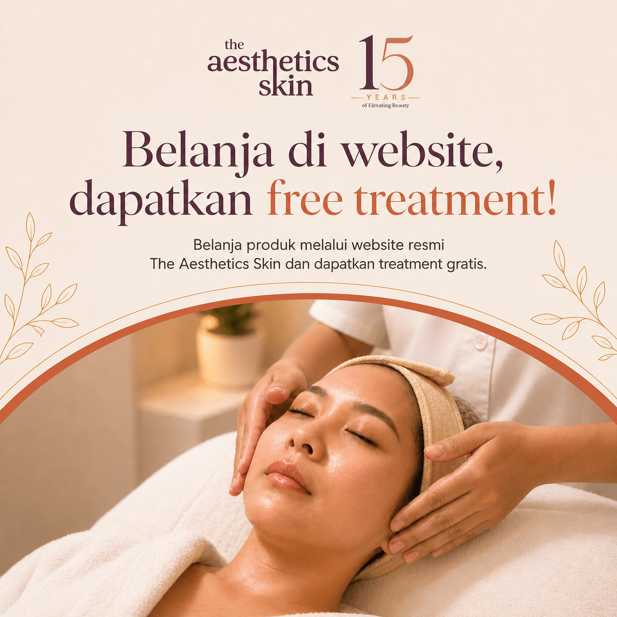 Perawatan facial profesional di The Aesthetics Skin